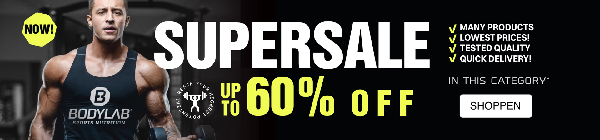 Special SuperSale bei BODYLAB - kein Code erfoderlich